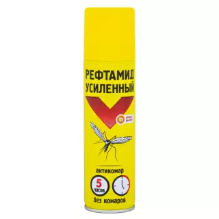 Рефтамид Экстра Антикомар аэрозоль от комаров (усиленный), 150 мл
